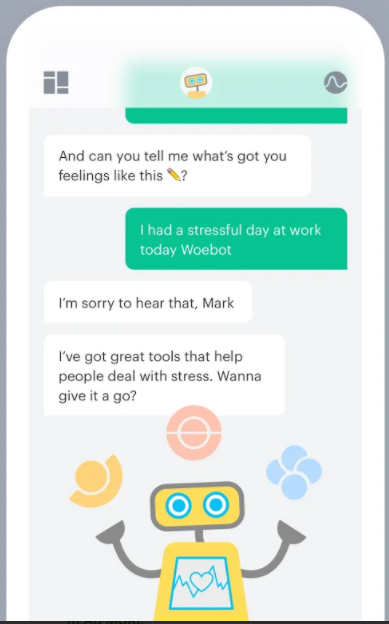 healthcare chatbots - woebot